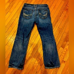 BKE Buckle Blue Denim Derek Boot Jeans 33R